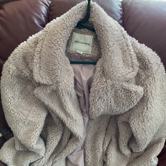 American Eagle Sherpa Coat - Picture 5 of 8